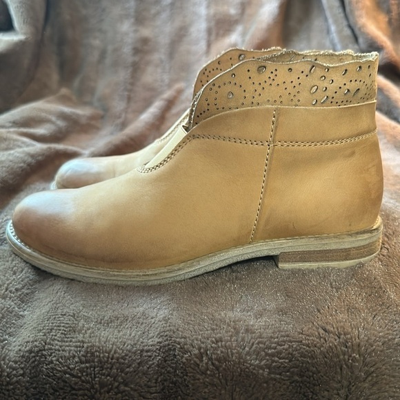 SUNDANCE Stargazer Lace Leather Booties Sz EU 36 US 6 - Picture 5 of 13